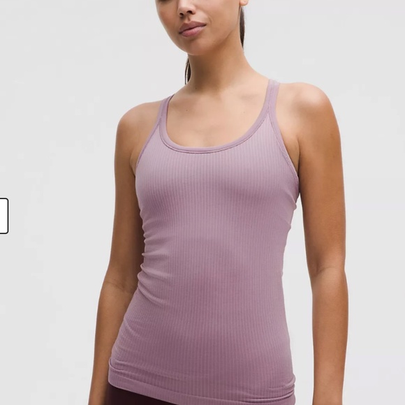 Lululemon Ebb to Street Tank Top Lavender Lux size 8 - Picture 1 of 3